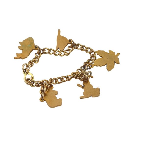 Montreal Enamel Charm Bracelet With Animal & Leaf Pendants - Picture 7 of 8